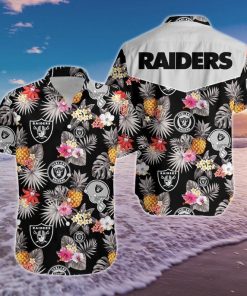 NFL Las Vegas Raiders Tropical Hawaiian Shirt Unisex - LVS009