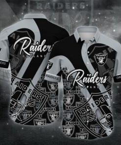 NFL Sport Las Vegas Raiders Button Shirt Design 3D Full Printed Sizes S - 5XL NAGA358