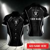 NFL Sport Las Vegas Raiders Custom Name Button Shirt Design 3D Full Printed Sizes S - 5XL NACA440