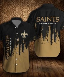 NFL Sport New Orleans Saints Button Shirt Design 3D Full Printed Sizes S - 5XL NABL18
