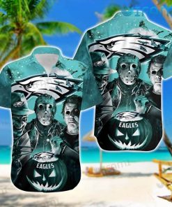 NFL Sport Philadelphia Eagles Button Shirt Design 3D Full Printed Sizes S - 5XL NMJI124