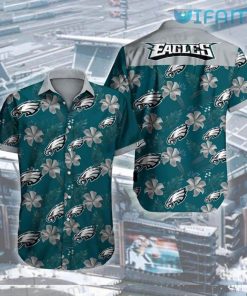 NFL Sport Philadelphia Eagles Button Shirt Design 3D Full Printed Sizes S - 5XL NMJI130