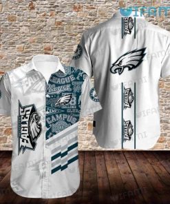 NFL Sport Philadelphia Eagles Button Shirt Design 3D Full Printed Sizes S - 5XL NMJI175