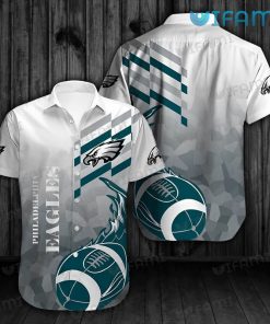 NFL Sport Philadelphia Eagles Button Shirt Design 3D Full Printed Sizes S - 5XL NMJI189