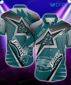 NFL Sport Philadelphia Eagles Button Shirt Design 3D Full Printed Sizes S - 5XL NMJI200