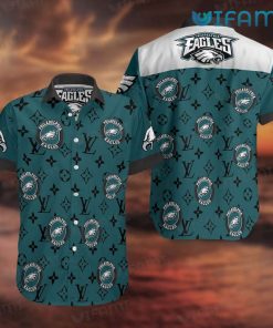 NFL Sport Philadelphia Eagles Button Shirt Design 3D Full Printed Sizes S - 5XL NMJI220