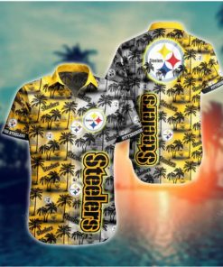 NFL Sport Pittsburgh Steelers Button Shirt Design 3D Full Printed Sizes S - 5XL NMB006