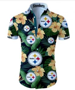 NFL Sport Pittsburgh Steelers Button Shirt Design 3D Full Printed Sizes S - 5XL NMB007