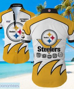 NFL Sport Pittsburgh Steelers Button Shirt Design 3D Full Printed Sizes S - 5XL NMB012