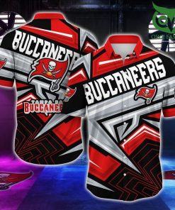NFL Sport Tampa Bay Buccaneers Button Shirt Design 3D Full Printed Sizes S - 5XL NABW13
