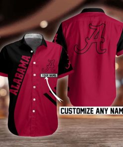 NCAA Alabama Crimson Tide Button Shirt Design 3D Full Printed Custom Name Sizes S - 5XL N91761