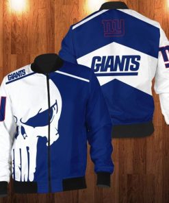 NFL Sport New York Giants Bomber Jacket Design 3D Full Printed Sizes S - 5XL - NABI500