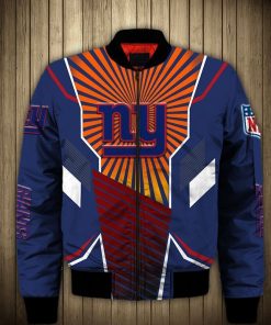 NFL Sport New York Giants Bomber Jacket Design 3D Full Printed Sizes S - 5XL - NABI98