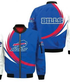 NFL Sport Buffalo Bills Bomber Jacket Design 3D Full Printed Sizes S - 5XL - NABU457