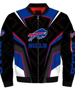 NFL Sport Buffalo Bills Bomber Jacket Design 3D Full Printed Sizes S - 5XL - NABU453