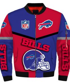 NFL Sport Buffalo Bills Bomber Jacket Design 3D Full Printed Sizes S - 5XL - NABU452