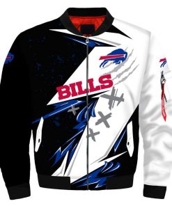 NFL Sport Buffalo Bills Bomber Jacket Design 3D Full Printed Sizes S - 5XL - NABU451