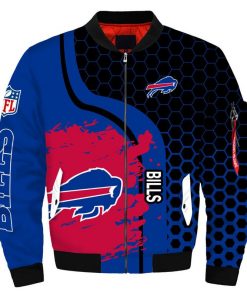 NFL Sport Buffalo Bills Bomber Jacket Design 3D Full Printed Sizes S - 5XL - NABU447