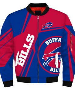 NFL Sport Buffalo Bills Bomber Jacket Design 3D Full Printed Sizes S - 5XL - NABU446