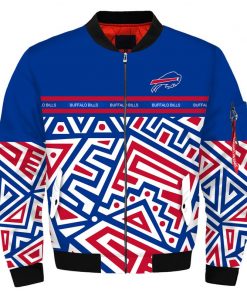 NFL Sport Buffalo Bills Bomber Jacket Design 3D Full Printed Sizes S - 5XL - NABU445
