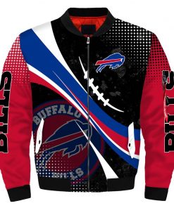 NFL Sport Buffalo Bills Bomber Jacket Design 3D Full Printed Sizes S - 5XL - NABU442