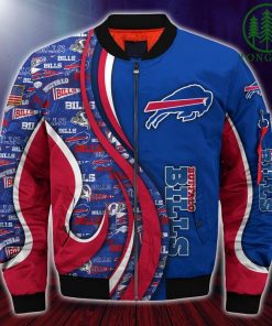 NFL Sport Buffalo Bills Bomber Jacket Design 3D Full Printed Sizes S - 5XL - NABU438