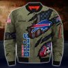 NFL Sport Buffalo Bills Bomber Jacket Design 3D Full Printed Sizes S - 5XL - NABU436