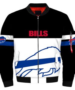 NFL Sport Buffalo Bills Bomber Jacket Design 3D Full Printed Sizes S - 5XL - NABU428