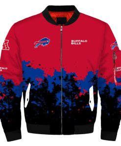 NFL Sport Buffalo Bills Bomber Jacket Design 3D Full Printed Sizes S - 5XL - NABU424