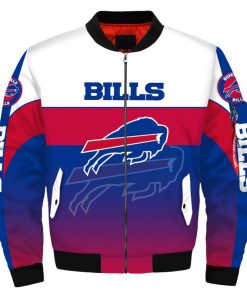NFL Sport Buffalo Bills Bomber Jacket Design 3D Full Printed Sizes S - 5XL - NABU421