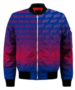 NFL Sport Buffalo Bills Bomber Jacket Design 3D Full Printed Sizes S - 5XL - NABU406