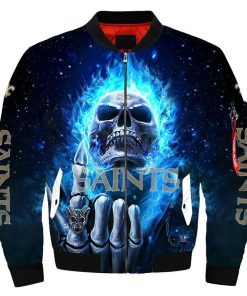 NFL Sport New Orleans Saints Bomber Jacket Design 3D Full Printed Sizes S - 5XL - NABU168