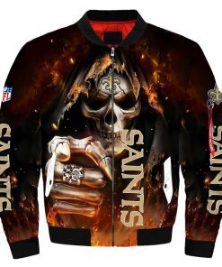 NFL Sport New Orleans Saints Bomber Jacket Design 3D Full Printed Sizes S - 5XL - NABU166