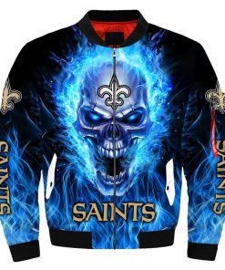 NFL Sport New Orleans Saints Bomber Jacket Design 3D Full Printed Sizes S - 5XL - NABU164
