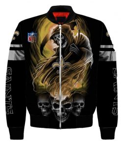 NFL Sport New Orleans Saints Bomber Jacket Design 3D Full Printed Sizes S - 5XL - NABU159