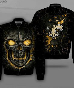 NFL Sport New Orleans Saints Bomber Jacket Design 3D Full Printed Sizes S - 5XL - NABU151