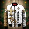 NFL Sport New Orleans Saints Bomber Jacket Design 3D Full Printed Sizes S - 5XL - NABU144