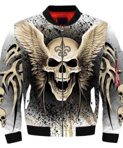 NFL Sport New Orleans Saints Bomber Jacket Design 3D Full Printed Sizes S - 5XL - NABU103