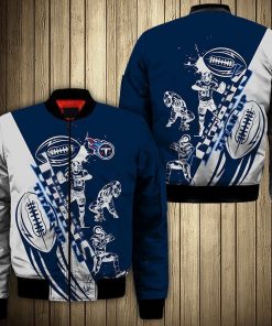 NFL Sport Tennessee Titans Bomber Jacket Design 3D Full Printed Sizes S - 5XL - NABU78