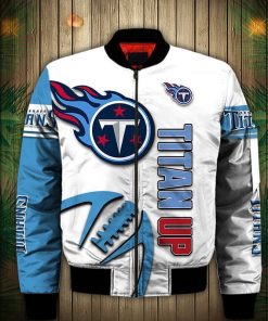 NFL Sport Tennessee Titans Bomber Jacket Design 3D Full Printed Sizes S - 5XL - NABU77