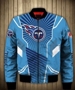 NFL Sport Tennessee Titans Bomber Jacket Design 3D Full Printed Sizes S - 5XL - NABU75