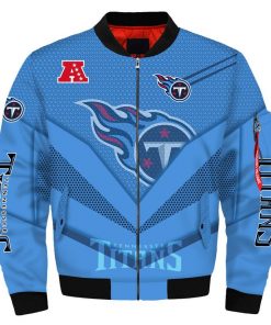 NFL Sport Tennessee Titans Bomber Jacket Design 3D Full Printed Sizes S - 5XL - NABU72