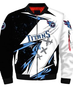 NFL Sport Tennessee Titans Bomber Jacket Design 3D Full Printed Sizes S - 5XL - NABU69