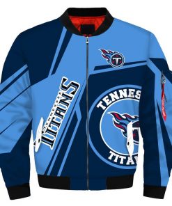 NFL Sport Tennessee Titans Bomber Jacket Design 3D Full Printed Sizes S - 5XL - NABU68