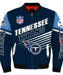 NFL Sport Tennessee Titans Bomber Jacket Design 3D Full Printed Sizes S - 5XL - NABU67