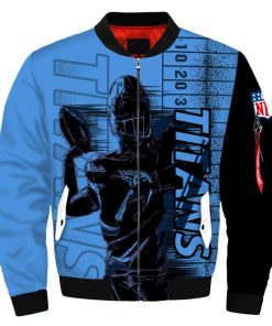 NFL Sport Tennessee Titans Bomber Jacket Design 3D Full Printed Sizes S - 5XL - NABU66