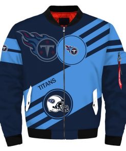 NFL Sport Tennessee Titans Bomber Jacket Design 3D Full Printed Sizes S - 5XL - NABU65