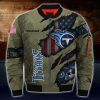 NFL Sport Tennessee Titans Bomber Jacket Design 3D Full Printed Sizes S - 5XL - NABU62