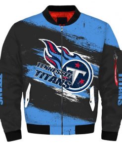 NFL Sport Tennessee Titans Bomber Jacket Design 3D Full Printed Sizes S - 5XL - NABU61