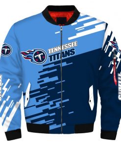 NFL Sport Tennessee Titans Bomber Jacket Design 3D Full Printed Sizes S - 5XL - NABU59
